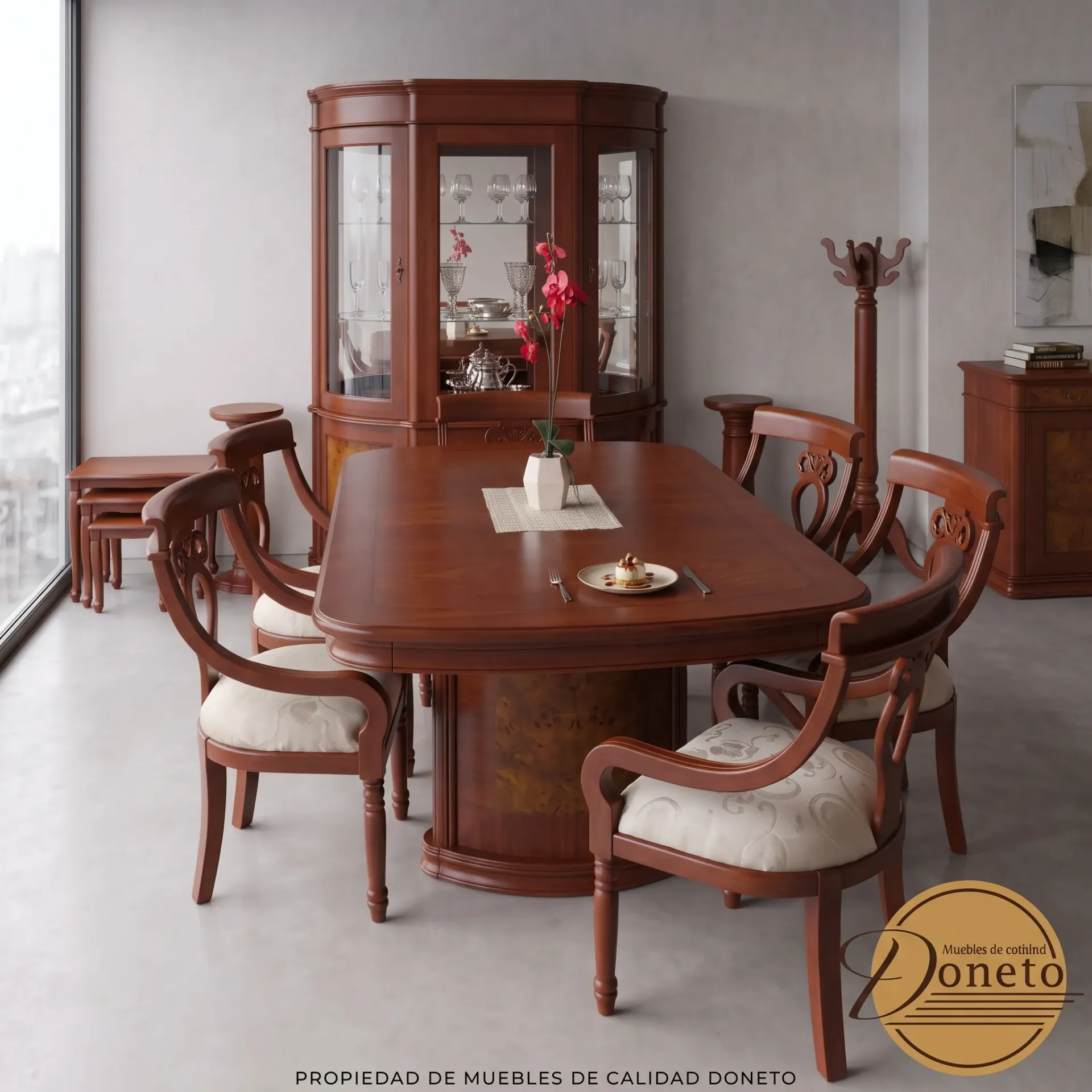 Comedor Venecia con Vitrina