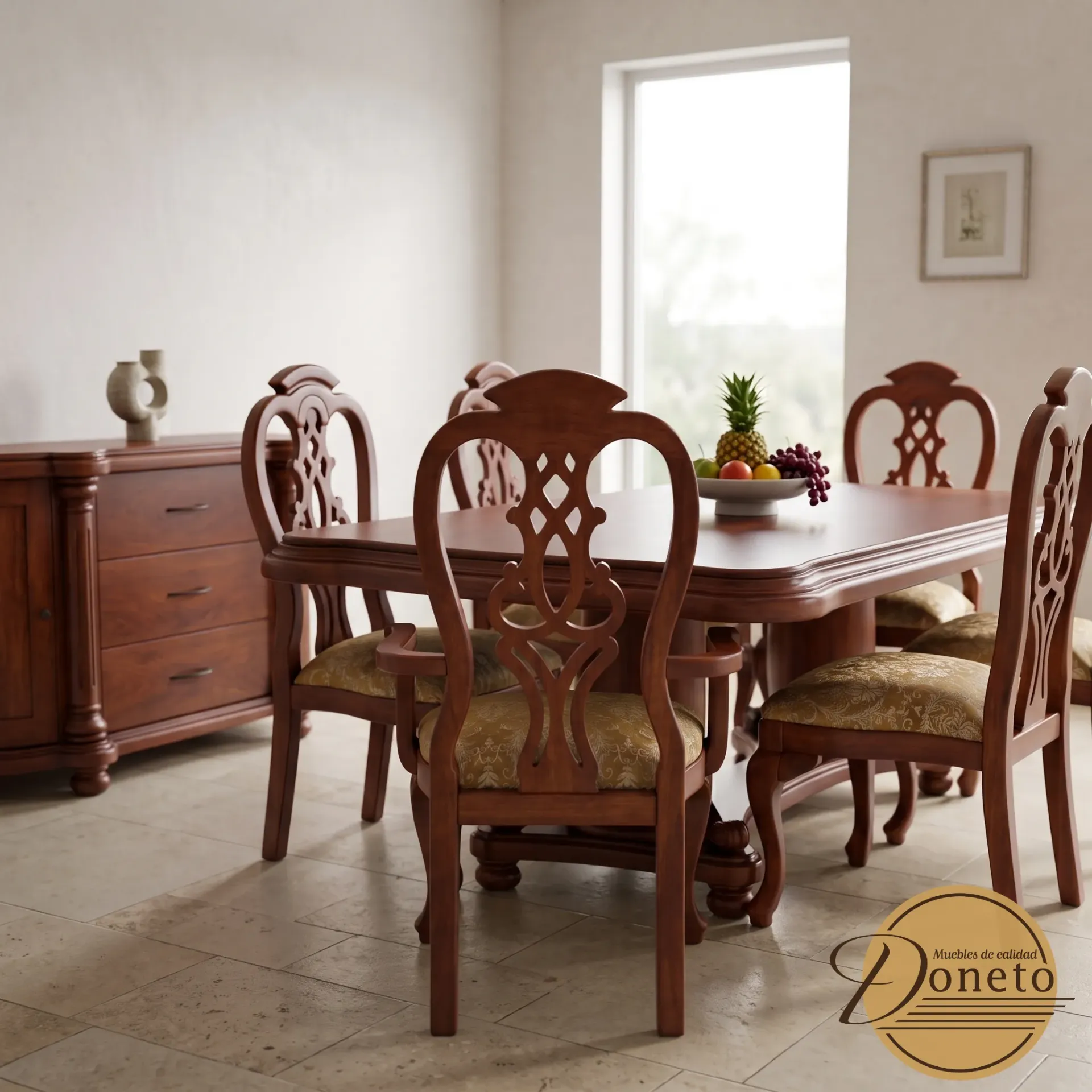 Comedor Reina Ana con Bufetera