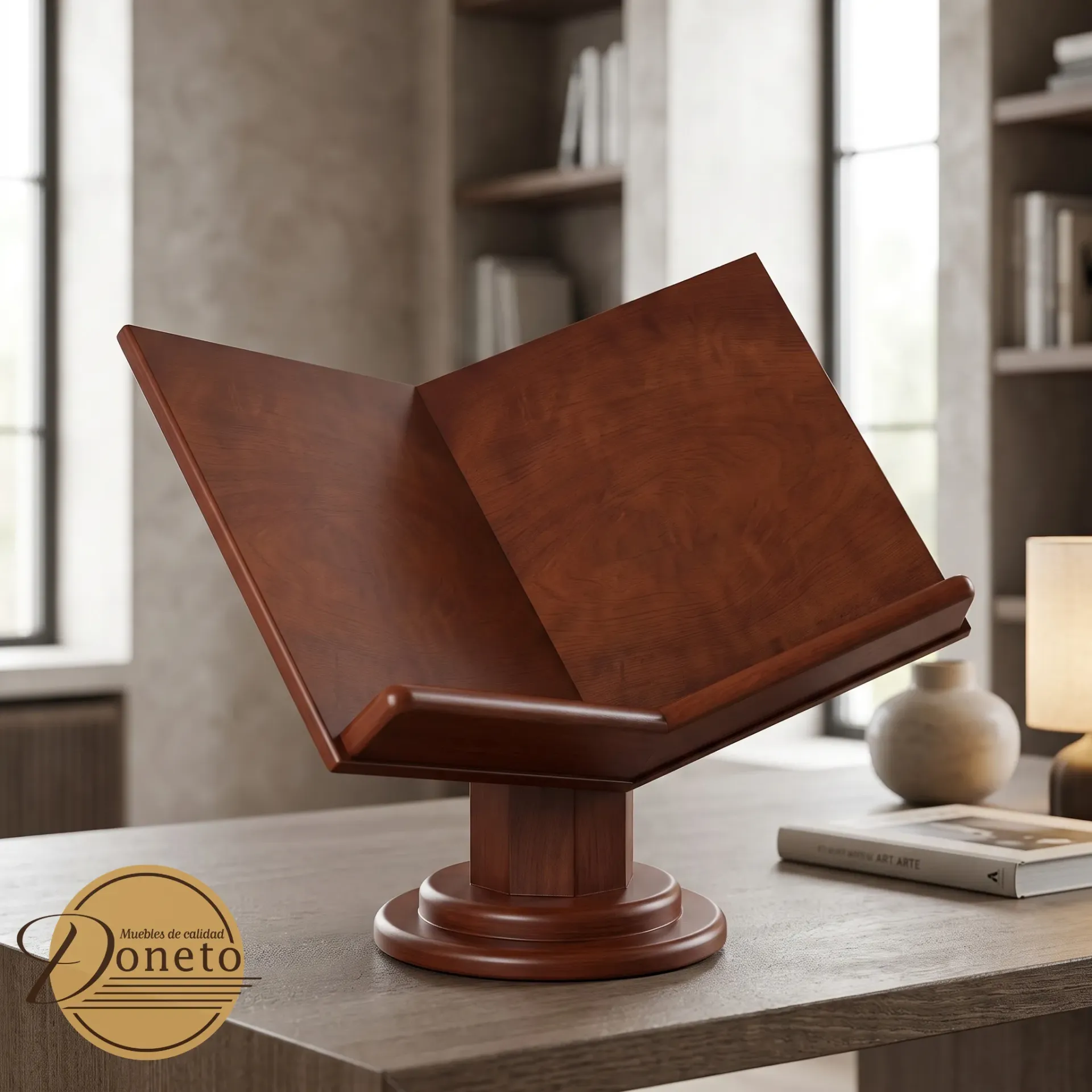 Atril De Mesa Plano (Roble)